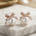 The pair on a white marble slab