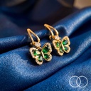 Green Butterfly earrings