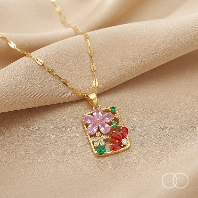 [RB-NK-003] Garden Panel pendant